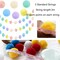 Easter Pom Pom Garland Decorations, 3 Pack 30 Balls Pastel Felt Ball Garlands Colorful Hanging for Wall Window Classroom Birthday Party Home Decor